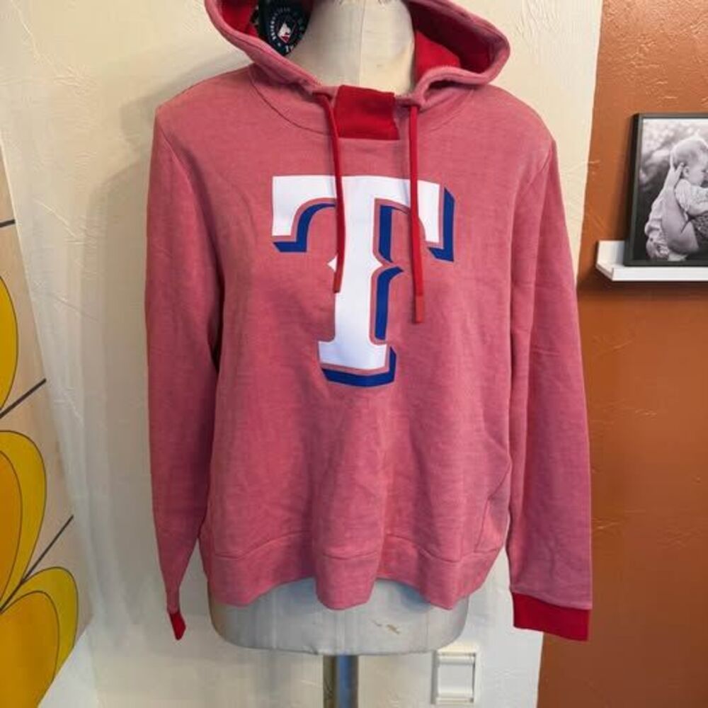 Women’s 2xl Texas rangers baseball pullover hoodie nwt